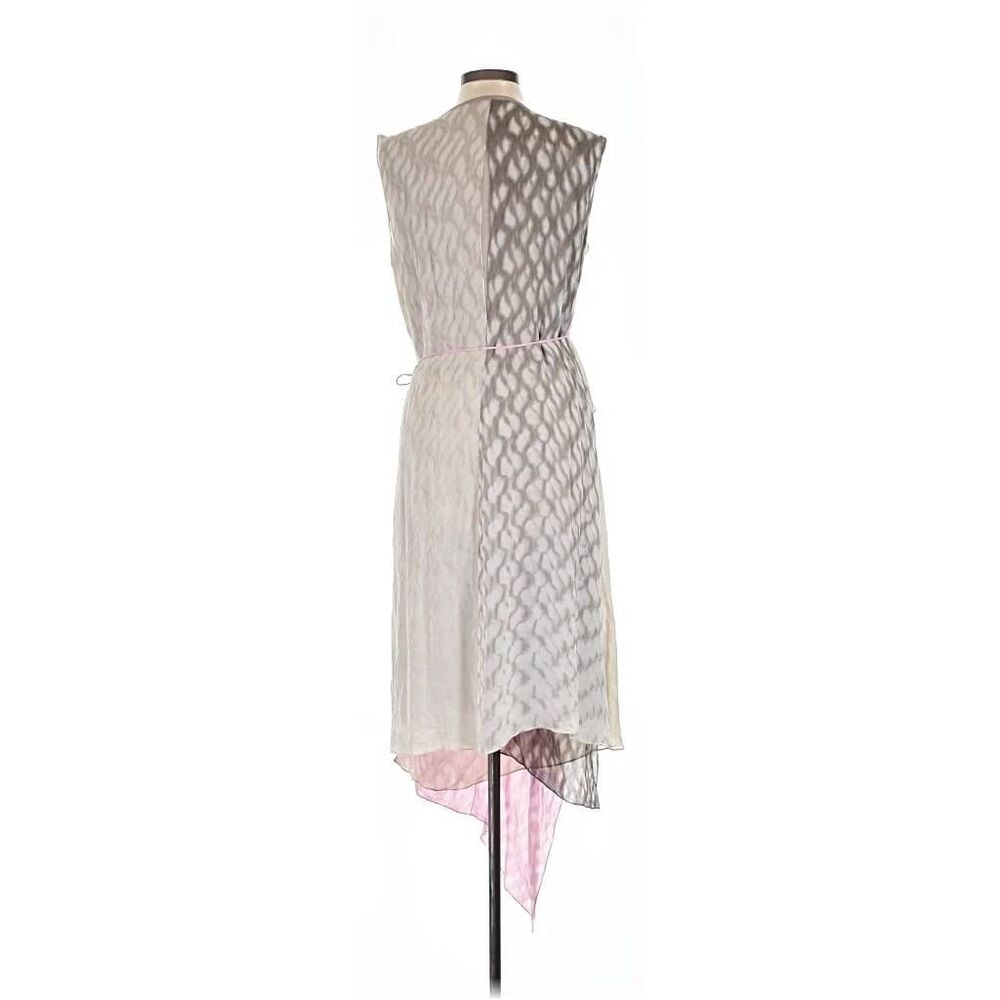Anthropologie Asymmetrical Hem Gauze Fairy Wrap Dress Sz. 8 - Picture 3 of 6